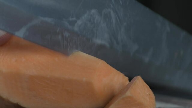 Sweet potato cut