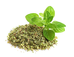 Fresh and dry oregano