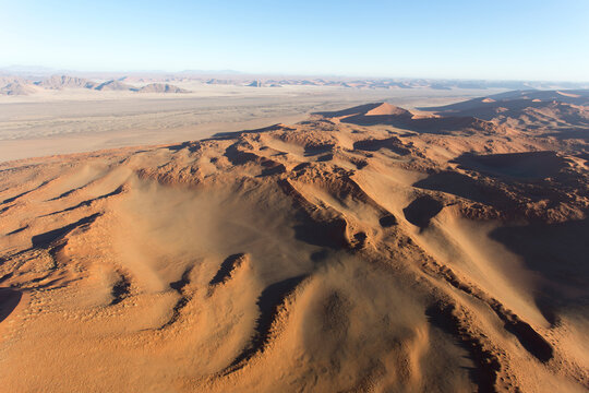 A nice sossusvlei helicopter view