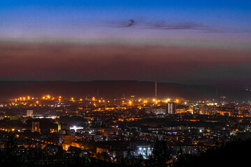 night view of the city 