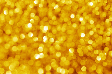 glitter light sparkle yellow golden gorgeous bokeh defocused abstract background shiny.