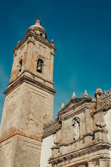 Shattered old church.