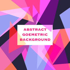 Colorful Abstract Triangle Geometric Background for Web Design/ Print/ Presentation