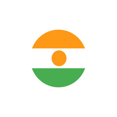 vector background of niger flag