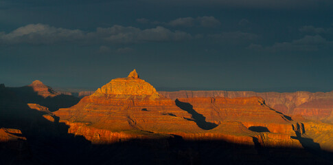 Naklejka na ściany i meble Sunset, Grand Canyon National Park, Arizona, Usa, America