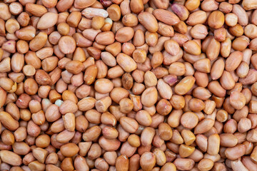 peeled peanuts(Arachis hypogaea) texture background