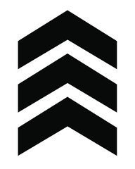 Chevron vector icon. Trendy flat style chevron icon isolated on white background