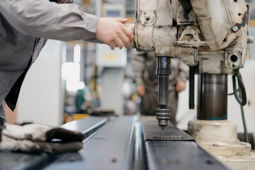 worker working in factory	