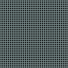 Perforated metal (chrome, steel, iron, silver) texture seamless pattern background.