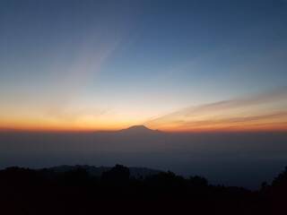 sunrise over Kilimanjaro, Tanzania