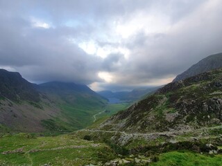  View over Buttermere, Lake District National Park.