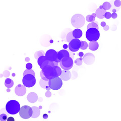 Bubbles Circle Dots Unique Purple Bright Vector Background