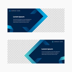 Modern corporate business banner and flyer template. 