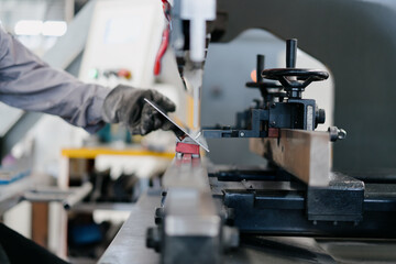 worker working in factory	