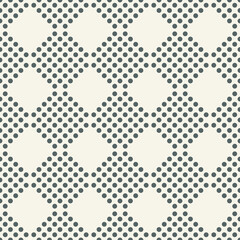 Seamless pattern. Modern stylish texture. Repeating geometric tiles with dots.