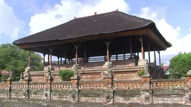 Kertha Gosa Pavilion (the Hall of Justice) in Bali, Indonesia.