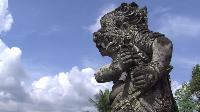 Statue of Pura Kehen temple complex in Bangli, Bali.