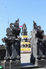 Fototapeta na wymiar Tanah Lot Temple on Sea in Bali Island Indonesia