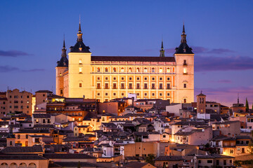 Fototapeta na wymiar Alcazar palace in Toledo, Spain