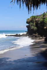 Fototapeta na wymiar Beautiful tropical beach in Canggu, Bali, Indonesia