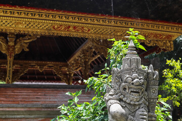 Ubud, BALI, INDONESIA - January 25 2020- Tirta Empul Temple