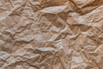 crumpled brown paper background
