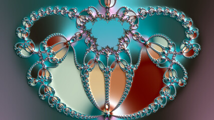 Special art, unique abstract design, fractal geometry