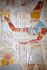 Egyptian temple art