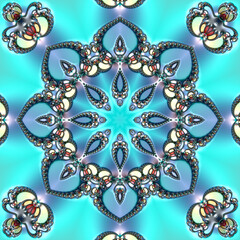 Special art, unique abstract design, fractal geometry