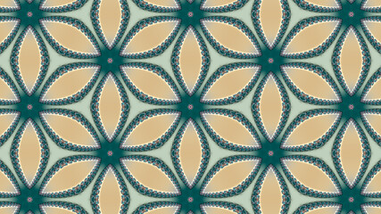 Special art, unique abstract design, fractal geometry