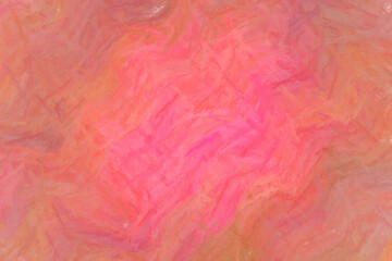 Red and pink waves long brush strokes pastel background, digitally created.