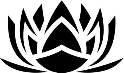 Vector illustration of the lotus flowe concept