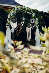 wedding arch, wedding gate, exit registration
