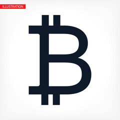 bitcoin icon . vector bitmain . illustration bitcoin . 10 eps bitcoin . simple image bitcoin