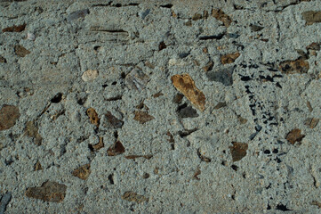 grunge texture concrete wall with pebbles abstract