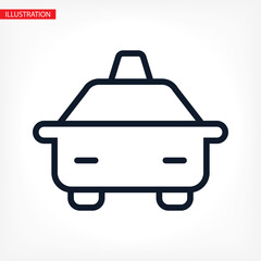 taxi 10 eps bond icon design vector graphic