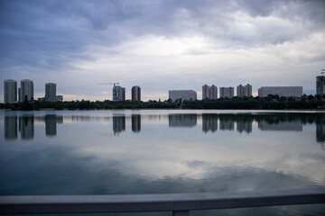 Naklejka premium new york city skyline
