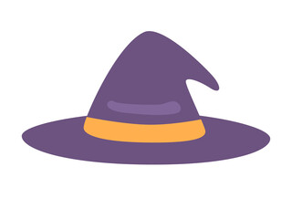 Naklejka premium 魔女の帽子のイラスト