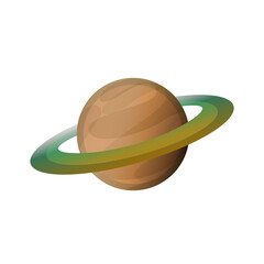 土星のイラスト