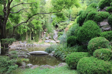 Beautiful Japanese garden in Sanremo