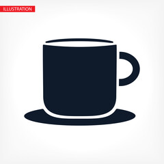 Cup with tea vector icon bag symbol icon vector illustration eps 10 on white background vector icon