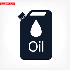 Oil canister icon, gasoline icons vector. Simple illustration of icon vector icons of oil canister oil vector icons for web refueling vector icons
