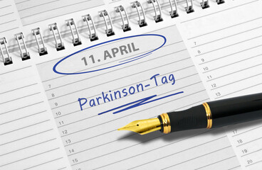 Notiz: 11. April, Parkinson-Tag