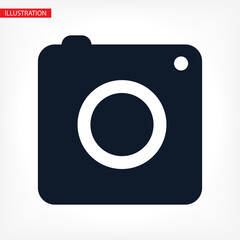 Camera vector Icon in trendy flat style isolated on grey background vector Icon. Camera symbol for your web site design, logo, vector Icon app, UI. vector Icon illustration,