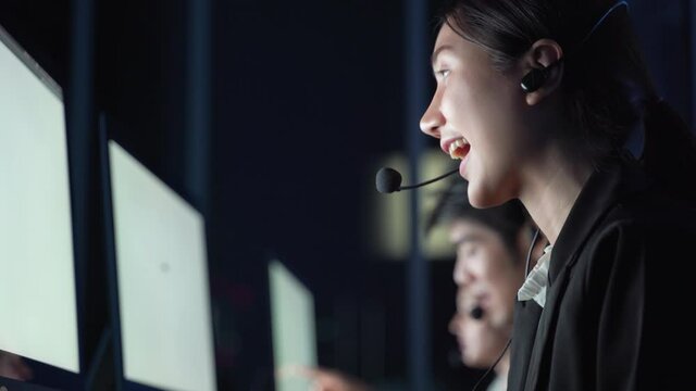 Call center to provide customer service 24 hours a day, Call center staff are also willing to service, will be at night
