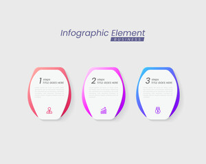 Infographic template with steps for success. presentation with line icons, organization element chart process template with editable text. options for brochure, diagram, workflow, timeline, web design
