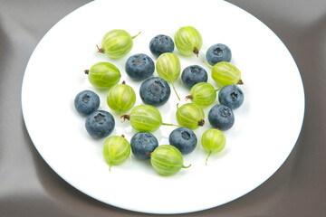 lots of fresh different berries. useful vitamin healthy food fruit. healthy vegetable breakfast