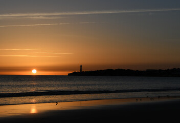Sunset in Saint-Georges-de-Didonne, France