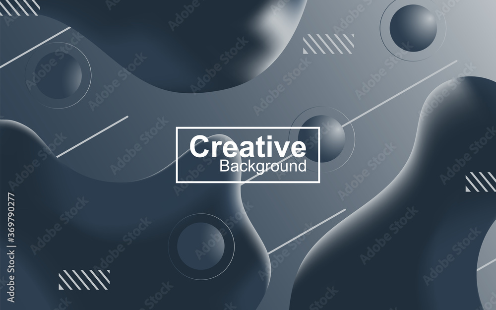 Poster trendy gradient color abstract background. dynamic textured element design a combination with gray a