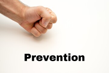 Prevention - Covid-19 word cloud - Illustration with words related to the corona virus